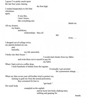 No matter how many times we fall, we can pick ourselves up again ...