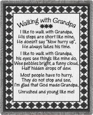 Walking with Grandpa Throw Blanket.jpg
