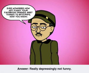 bitstrips an app for facebook and smartphones that lets you