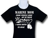 Marine Mom T Shirt, Proud Marine Mom Shirt, Military Mom Shirt, Milita ...