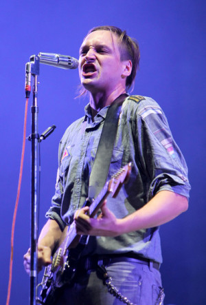 Win Butler Win Butler of The Arcade Fire performs live on the Main