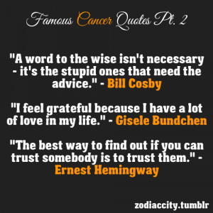 cancer sign quotes