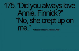 Finnick and Annie