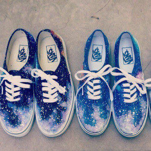 galaxy vans shoes | Tumblr on– I have and LOVE them