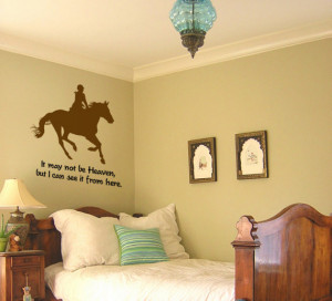Horse decal-Horse quote decal-Vinyl wall sticker-Horse wall sticker-30 ...