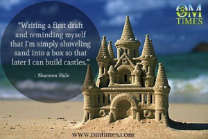 preparing to build sand castles