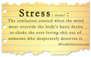 Fun Definitions – Stress
