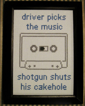 , Cars, Shotguns Shut, Quotable Dean, Funny Crosses Stitches Quotes ...