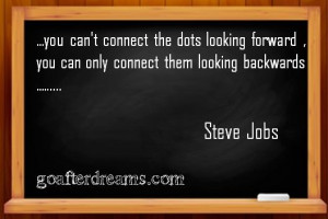 You Cant Connect the Dots Steve Job Looking Forward Quotes