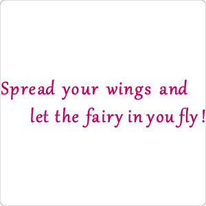 Fairy Quote Wall Quote Stickers