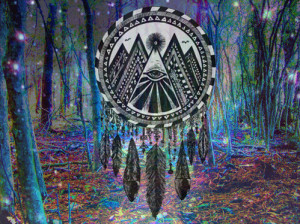 trippy galaxy illuminati wallpaper