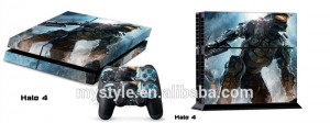 ... Sony PlayStation 4 PS4 Console Sticker Skins Halo 4 Designeed Design
