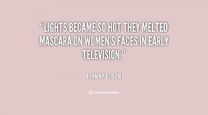 Lights became so hot they melted mascara on women's faces in early ...