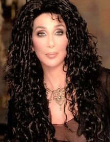Cher performing