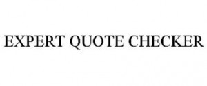 EXPERT QUOTE CHECKER
