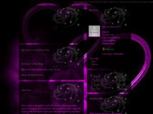 Purple Rose Facebook Layouts