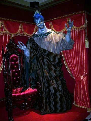 Hades makes rare appearances at the Disney Parks.
