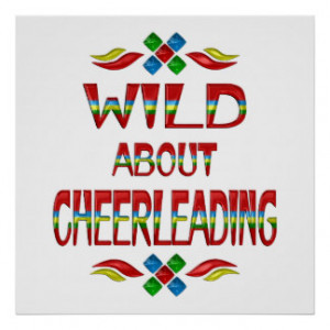 Wild About Cheerleading Print