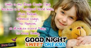 Sweet Dreams Good Night Quotes Wallpaper