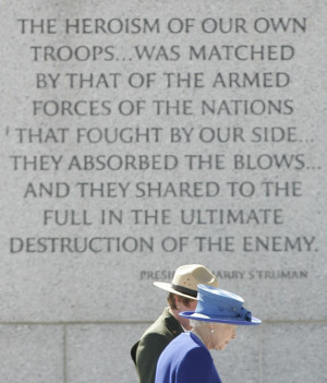 Washington memorial to shared heroism, 70 years on