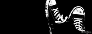 Sneakers Black And White facebook cover