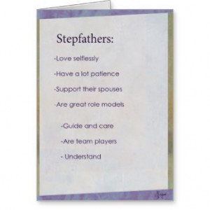 Stepdad Father's Day card