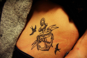 Anchor Birds Girl Sailor Tatto Inspiring Picture On Favimcom picture