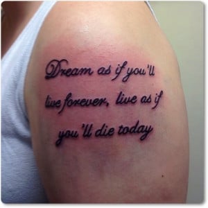 Inspirational Tattoo Quotes for Instagram