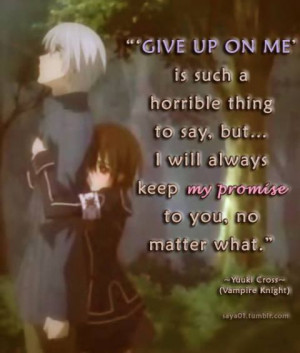 VAMPIRE KNIGHT Anime quotes Zero Kiryu
