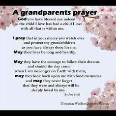 Grandparent's Prayer More