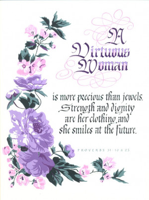 Virtuous woman quote