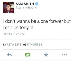 Sam Smith tweets GYPSY lyrics