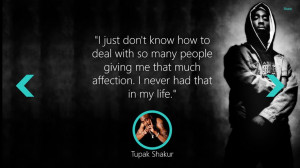 2Pac Quotes screen shot 1