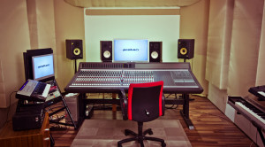 small room recording studio panorama jpg