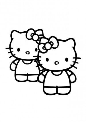 hello kitty best friend coloring pages hello kitty best friend