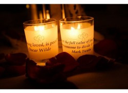 Love Quote Candles