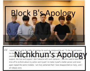 ... Block B group did… Writing on Twitter doesn’t make it any