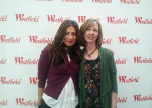 Stacy and fan at Westfield