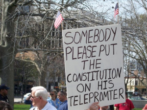 Tea Party Rally Sign
