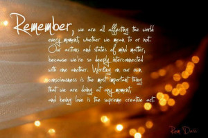 Let's change the world.