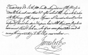 File:Facsimile of Tuesday, 23rd October, 1770 (Cook's journal).jpg