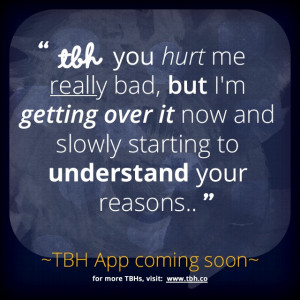 ... new TBH app! #tbh #tobehonest #lms4tbh #quote #honest Install TBH