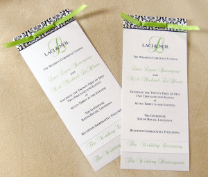 and Neil chose our three layer wedding programs for their big day