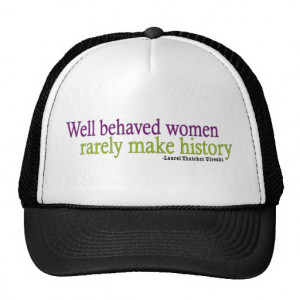 Well Behaved Women Quote Mesh Hat