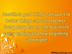 Every end is just a new beginning...