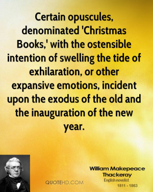 William Makepeace Thackeray Christmas Quotes