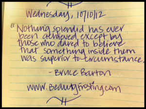 Quote Book: Wednesday, 10/10/12