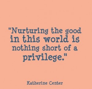 Quote from Katherine Center from the Mom 2.0 Video.