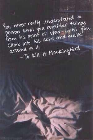 Quotes from books~ To Kill A Mockingbird