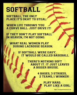 Softball Pitching Quotes Sayings Framed softball player